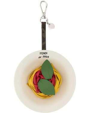 Fendi Leather Spaghetti Charm - Multicolour