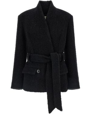 Isabel Marant 'Syndra' Belted Blazer - Black