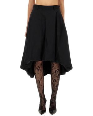 Moschino Cotton Poplin Skirt - Black