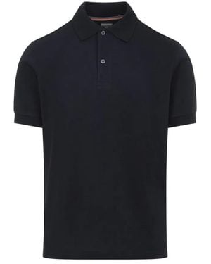 Paul Smith Emb Placket Polo - Black