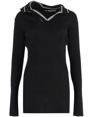 Y. Project Knitted Dress - Black