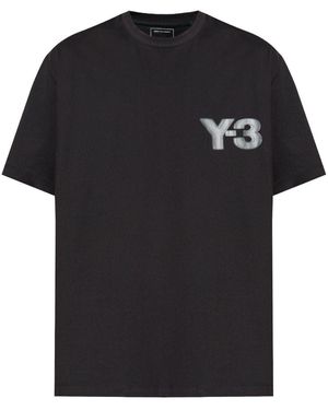 Y-3 Logo Ss Tshirt - Black