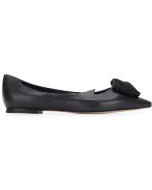 Roger Vivier Rose Ball Court Shoes - Black