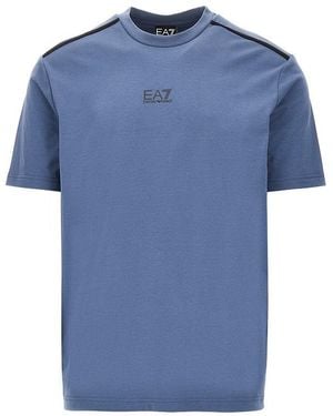 EA7 Natural Ventus 7 T-Shirt - Blue