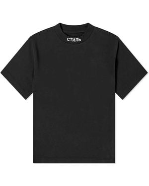 Heron Preston Nf Ctnmb Logo T-Shirt - Black