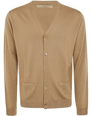 Nuur V-Neck Cardigan - Brown