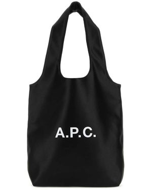 A.P.C. Ninon Small Tote Bag - Black