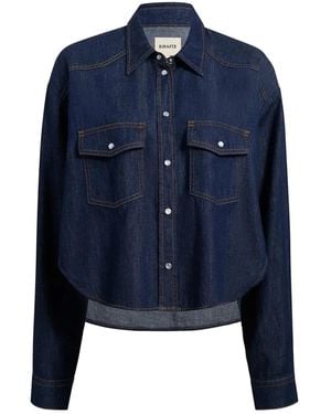 KHAITE Top "Grenon" - Blue