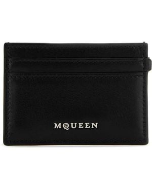 McQueen Sling Card Holder - Black