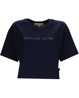 MICHAEL Michael Kors Michael By Michael Kors T-Shirt With Logo - Blue