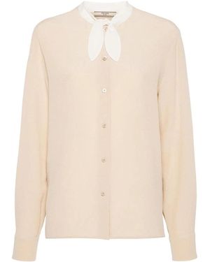 Prada Silk Shirt - Natural