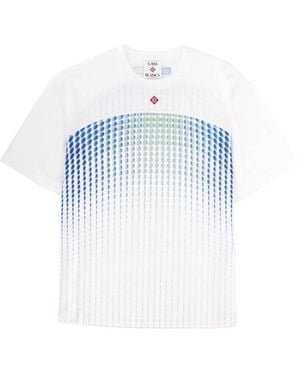 CASABLANCA T-Shirt With Print - Blue