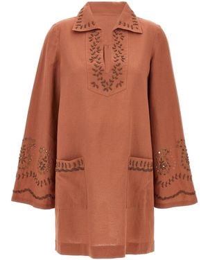 Fortela 'Genevieve' Dress - Brown