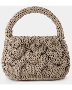JW Anderson Small Cable Knit Crossbody - Metallic