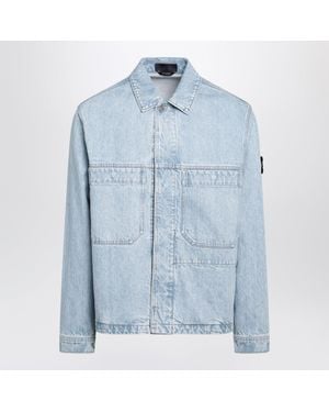 Stone Island Denim Raw Coach Jacket - Blue
