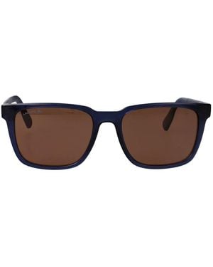 Lacoste Transparent Injected Sunglasses - Brown