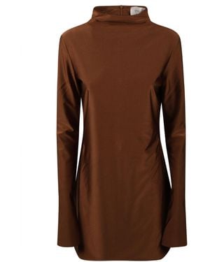 Max Mara Stretch Clothing Dresses - Brown