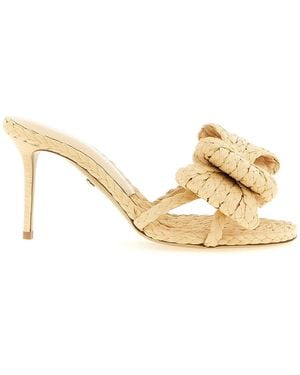 Mach & Mach Mach & Mach 'Le Cadeau' Mules - Natural