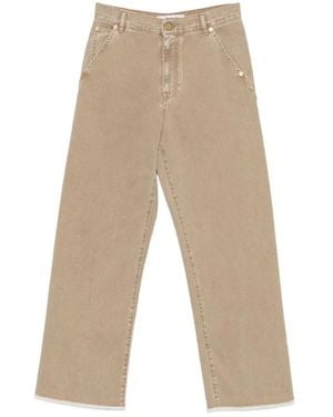 DARKPARK "Sienna" Loose Side Split Denim - White