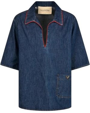 Valentino Garavani Denim Shirt - Blue