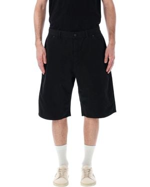 Saint Laurent Baggy Bermuda Shorts - Black