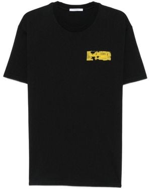 Givenchy Paris Paint Print T-Shirt - Black