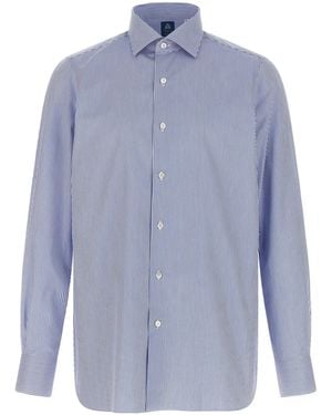Finamore 1925 'Napoli' Shirt - Blue