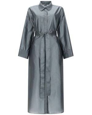 Max Mara S Max Mara Abito Chemisier Anna - Gray