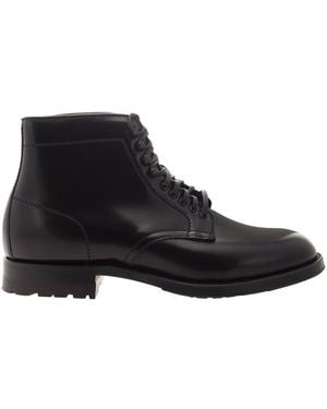 Alden Plain Toe Boot - Black