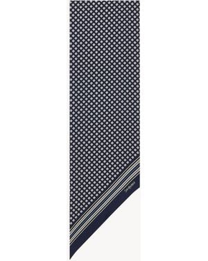 Saint Laurent Sciarpa Lavallière - Blue