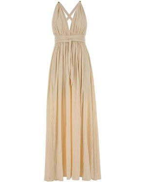 Caravana Cream Cotton Hera Dress - White