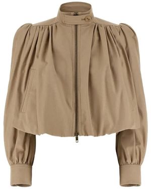 Chloé Cropped Jacket - Natural