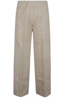Circus Hotel Viscose Wide Leg Trousers - Grey