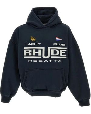Rhude Regatta Club Hoodie - Blue