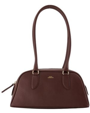 A.P.C. Paloma Small Shoulder Bag - Brown