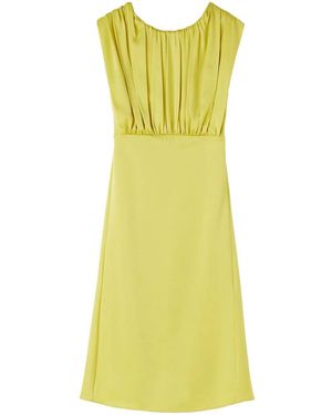 Jil Sander Ss24 Midi Dress - Yellow