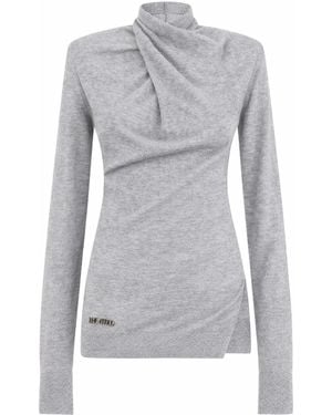 The Attico Wool Jersey - Gray