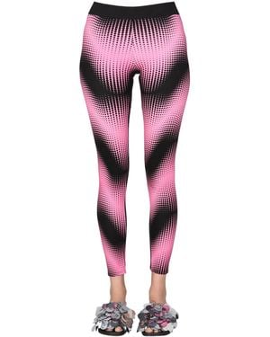 Rabanne Leggings With Logo Band - Pink