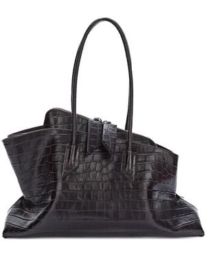 The Attico La Passeggiata Medium Tote Bag - Black