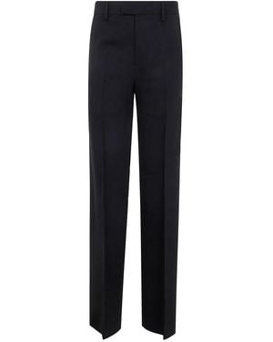 Ann Demeulemeester Maaike Flared Leg Comfort Trousers Viscose - Blue