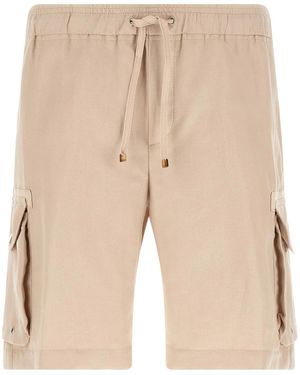Brunello Cucinelli Cargo Bermuda Shorts - Natural