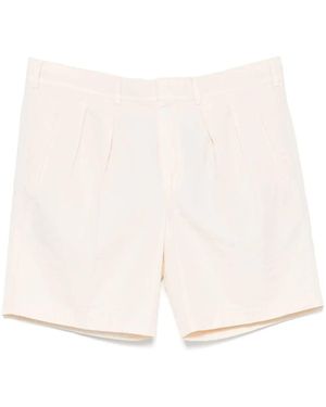 Tom Ford Ecru Cotton Silk Pants Shorts - Natural