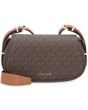 MICHAEL Michael Kors Borsa A Tracolla Lydia Piccola Con Logo - Brown