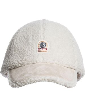 Parajumpers Codroy Curly Fleece Baseball Cap - White