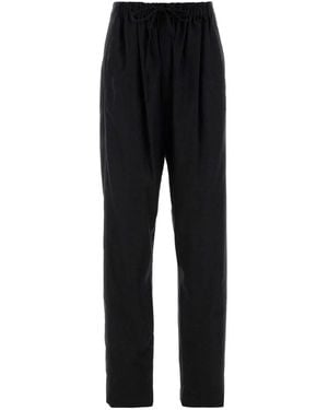 Lemaire Drawstring Pants - Black