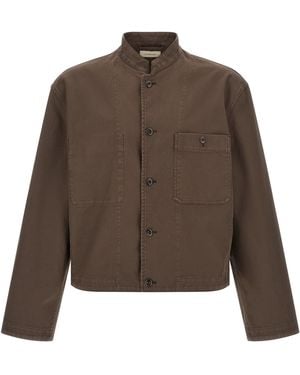 Lemaire Korean Collar Jacket - Brown