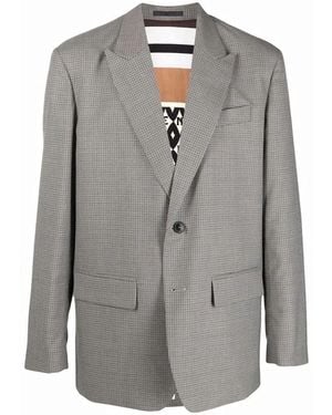 Valentino Giacca M Petto Foderata - Gray