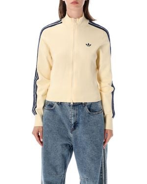 adidas Originals Adidas Firebird Knitted Track Top - Blue