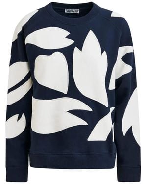 Essentiel Antwerp "Jalways" Embroidered Sweatshirt - Blue