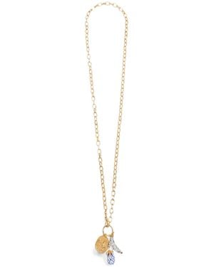 Chloé Bloomcraft Charm-Pendant Necklace - White